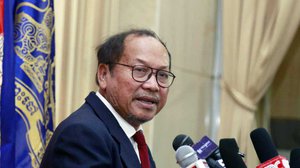 លោក ផៃ ស៊ីផាន អ្នកនាំពាក្យ​រាជរដ្ឋាភិបាល​កម្ពុជា។ រូបថត ដោយ ហេង ភារម្យ