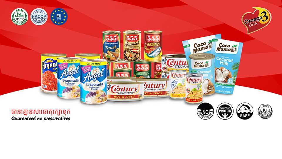 ក្រុមហ៊ុន Century Pacific Food, Inc. ផ្តល់សិទ្ធិជូនក្រុមហ៊ុន VBSH Trading Co., ltd ធ្វើជាតំណាងចែកចាយផ្តាច់មុខនៅកម្ពុជា