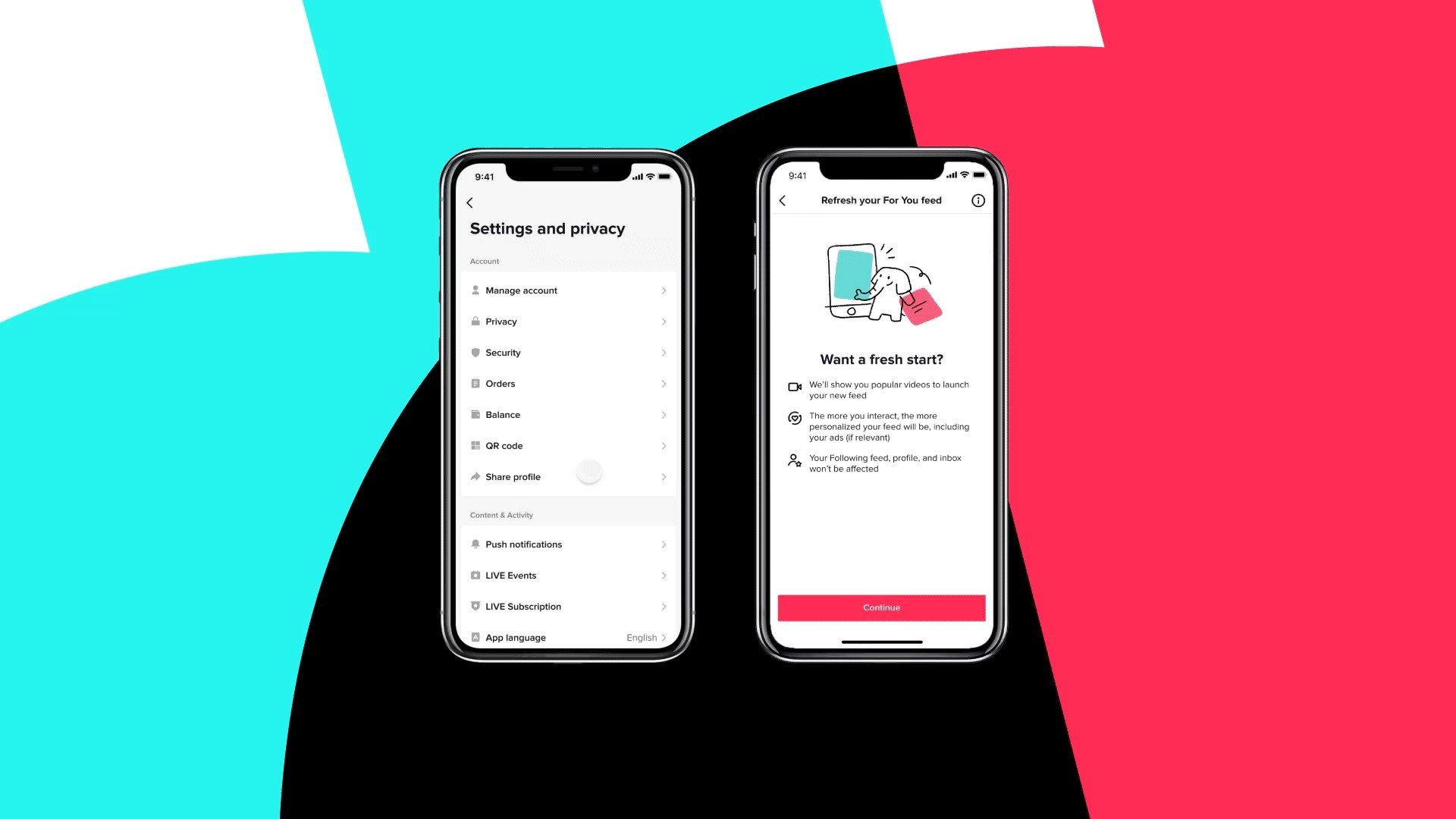 TikTok ដាក់ដំណើរការមុខងារដើម្បី Refresh ទំព័រ For You feed នៅលើ TikTok