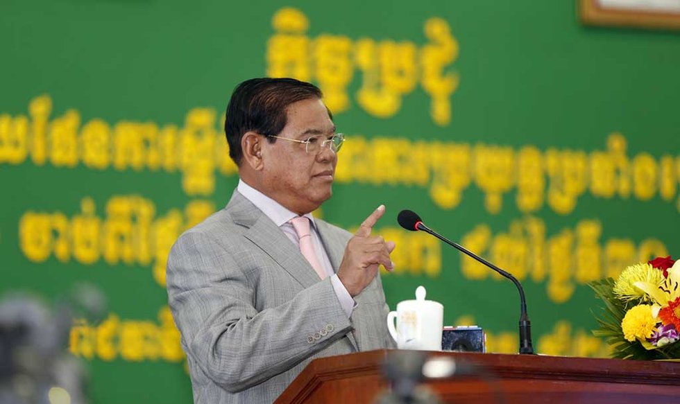 ឯកឧត្តម ស ខេង ឧបនាយករដ្ឋមន្ត្រ និង​ជា​រដ្ឋមន្ត្រី​មហាផ្ទៃ ថ្លែង​នៅ​ពេល​បើក​យុទ្ធនាការ​ប្រឆាំង​គ្រឿង​ញៀន ថ្ងៃទី២២ ខែ​ធ្នូ ២០១៦។