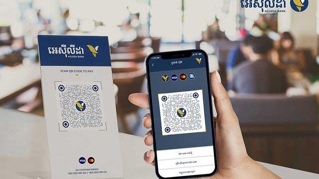 ស្កែនទូទាត់ជាមួយ QR (Scan QR) តាម​ អេស៊ីលីដាម៉ូបាល