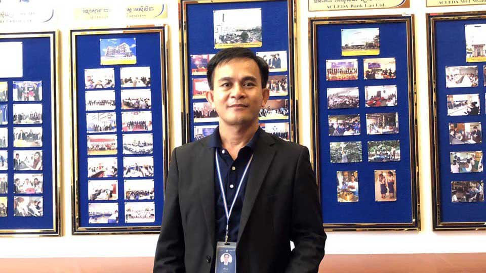 លោក សឹង ភន នាយកប្រតិបត្តិ​ឥណទាន នៃធនាគារ អេស៊ីលីដា ភីអិលស៊ី
