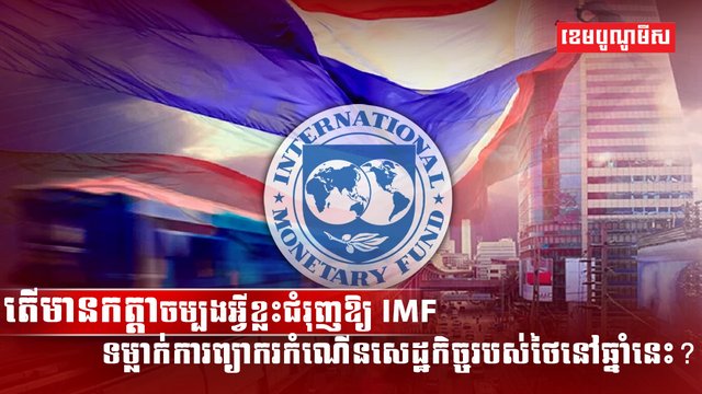 តើមានកត្តាចម្បងអ្វីខ្លះជំរុញឱ្យ IMF