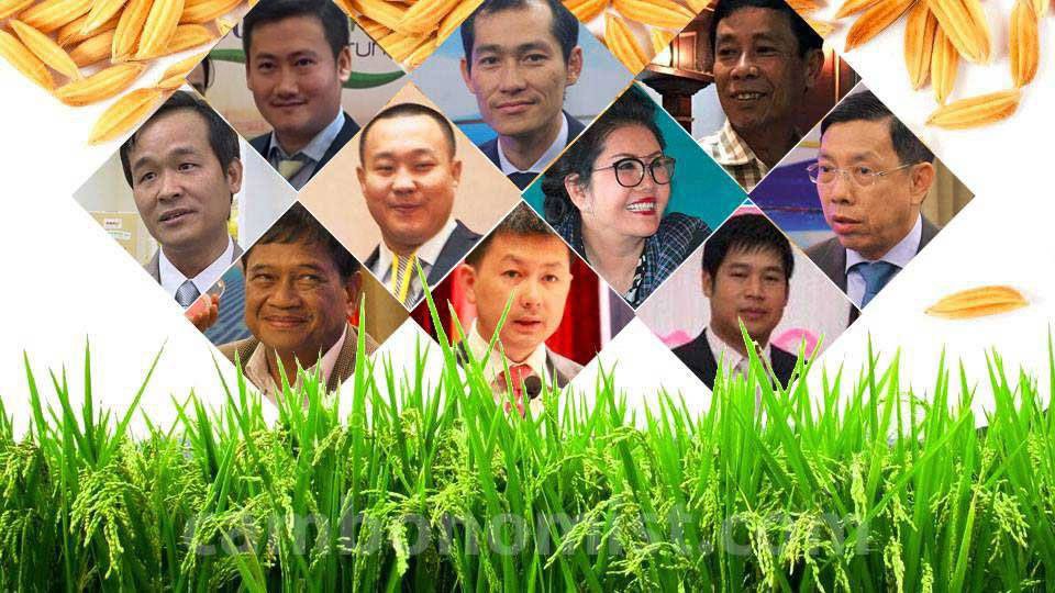 កំពូល​ឈ្មួញ​នាំ​ចេញ​អង្ករ​ទាំង​១០​រូប​នៅ​កម្ពុជា។
